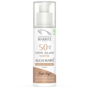 Alga Maris Sävyttävä aurinkovoide kasvoille SPF50 50ml - Beige