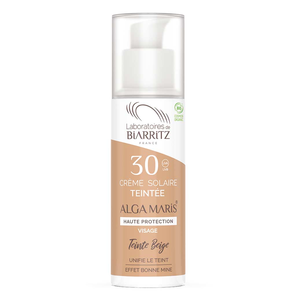 Alga Maris sävyttävä aurinkovoide kasvoille SPF30 50ml - Beige