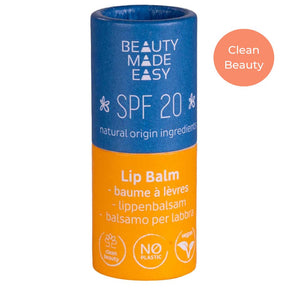 Beauty Made Easy Paper Tube SUN Lip Balm SPF20 Huulivoide 5,5g