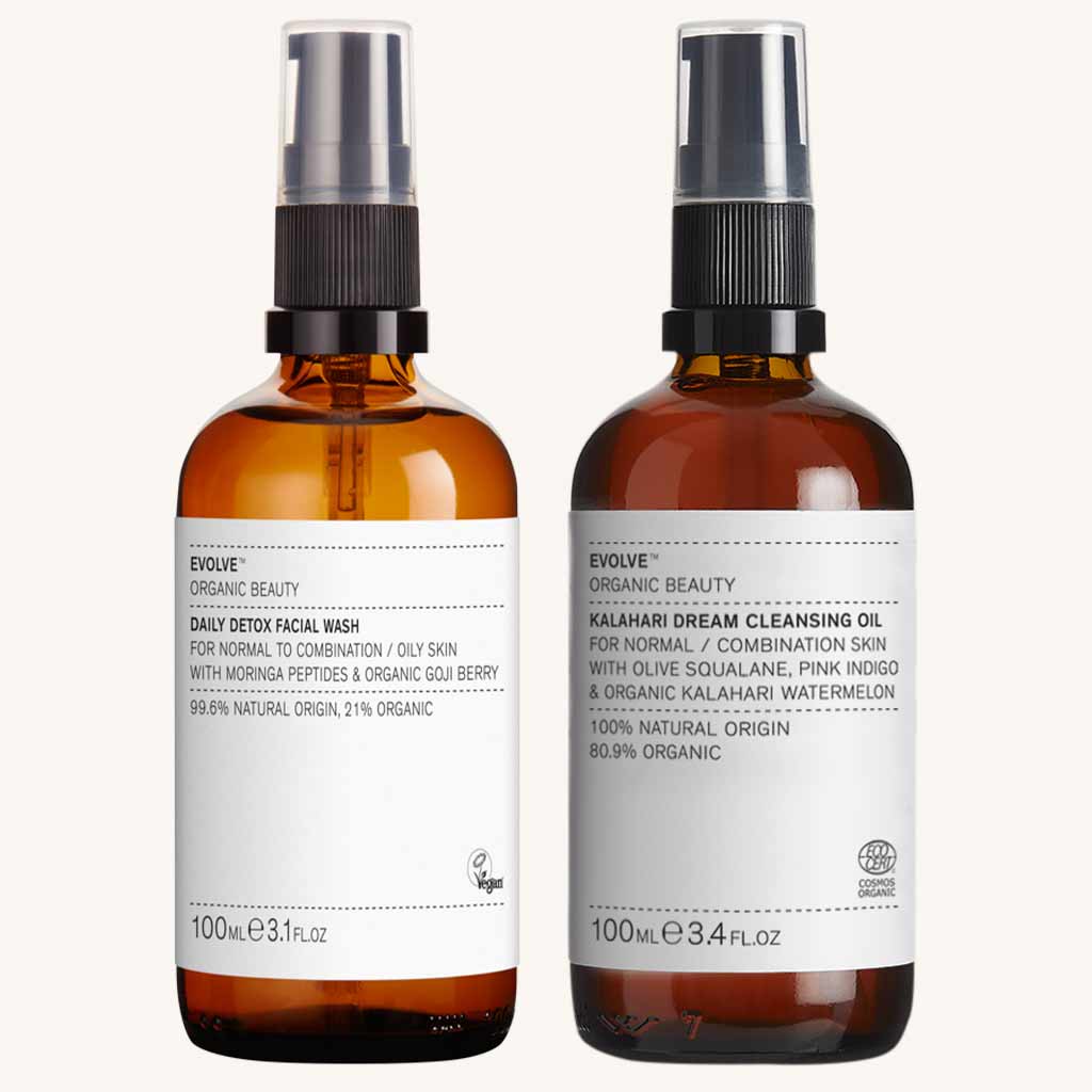 Evolve Organic Beauty Double Cleanse Duo Tuotesetti