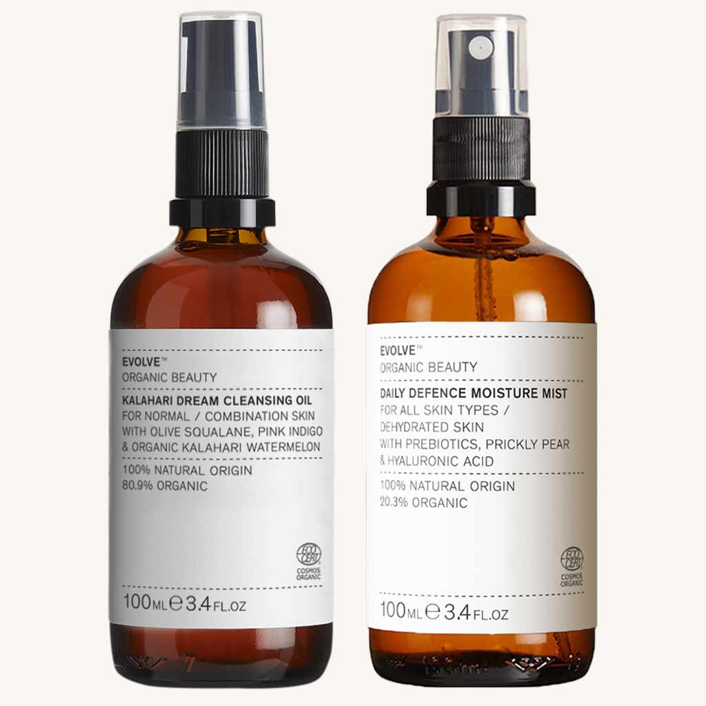 Evolve Organic Beauty Kalahari Cleanse & Tone Duo Tuotesetti