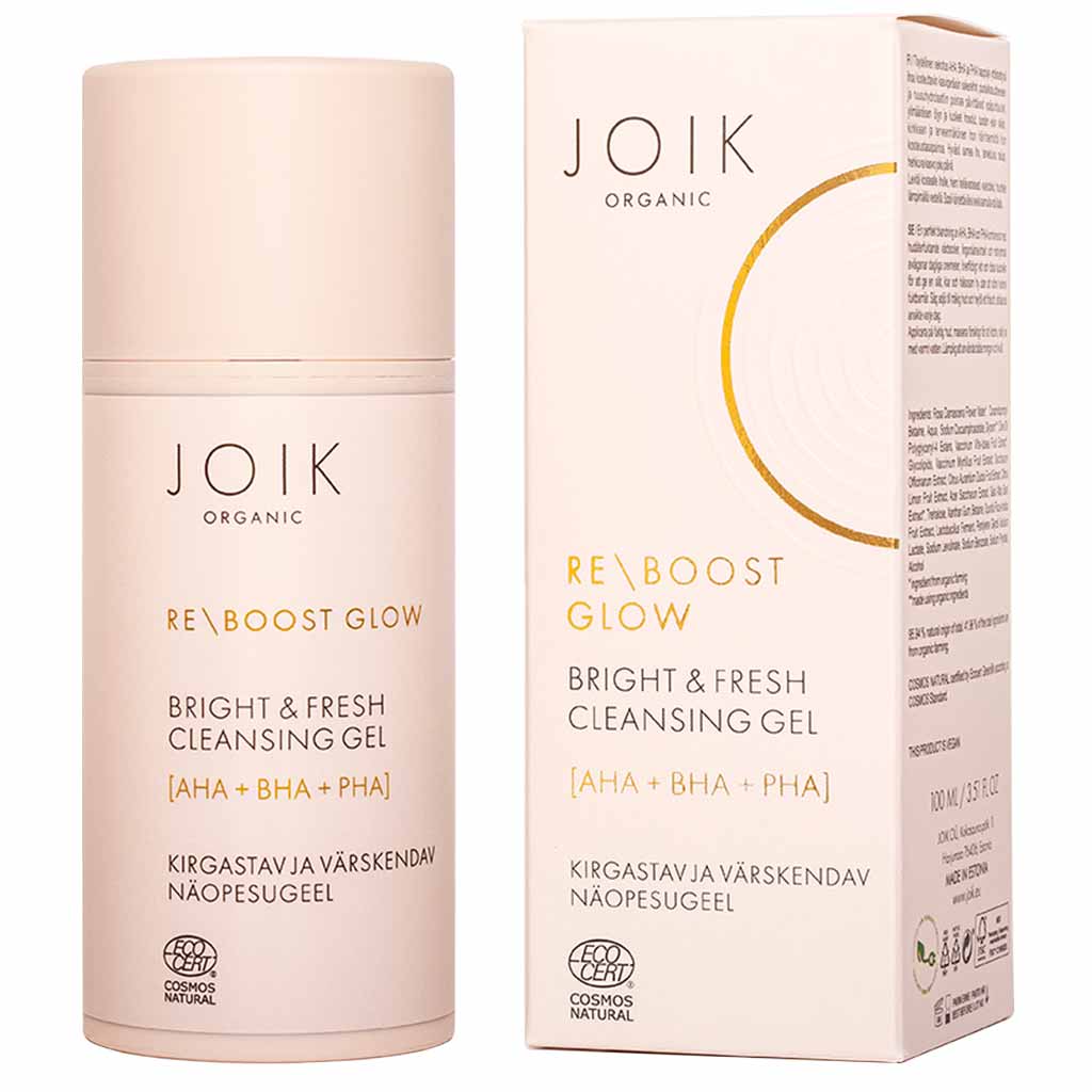 JOIK Organic Re-Boost Glow Bright & Fresh Cleansing Gel Puhdistusgeeli 100ml