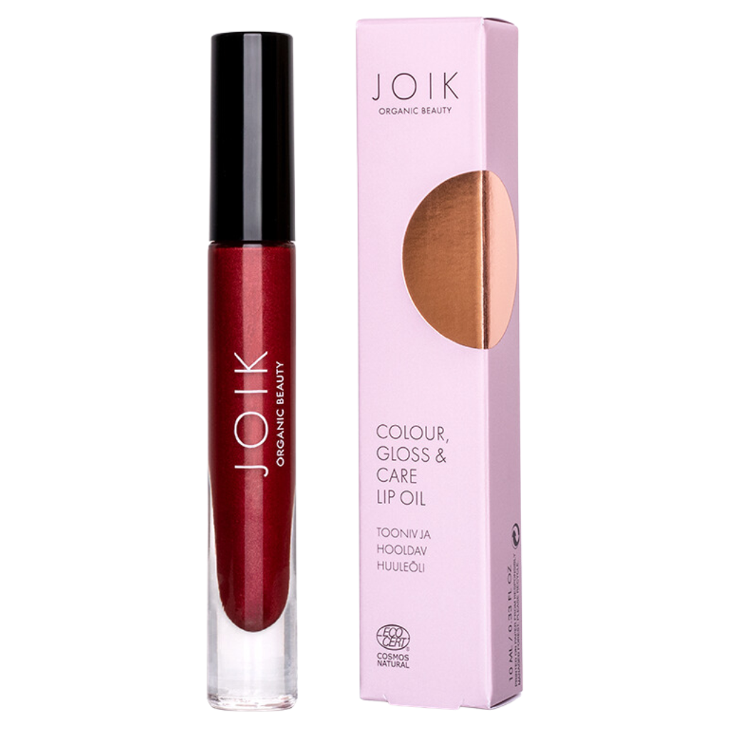 Outlet JOIK Organic Colour, Gloss & Care Lip Oil Sävyttävä Huuliöljy 10ml - 07 Poppy Glam