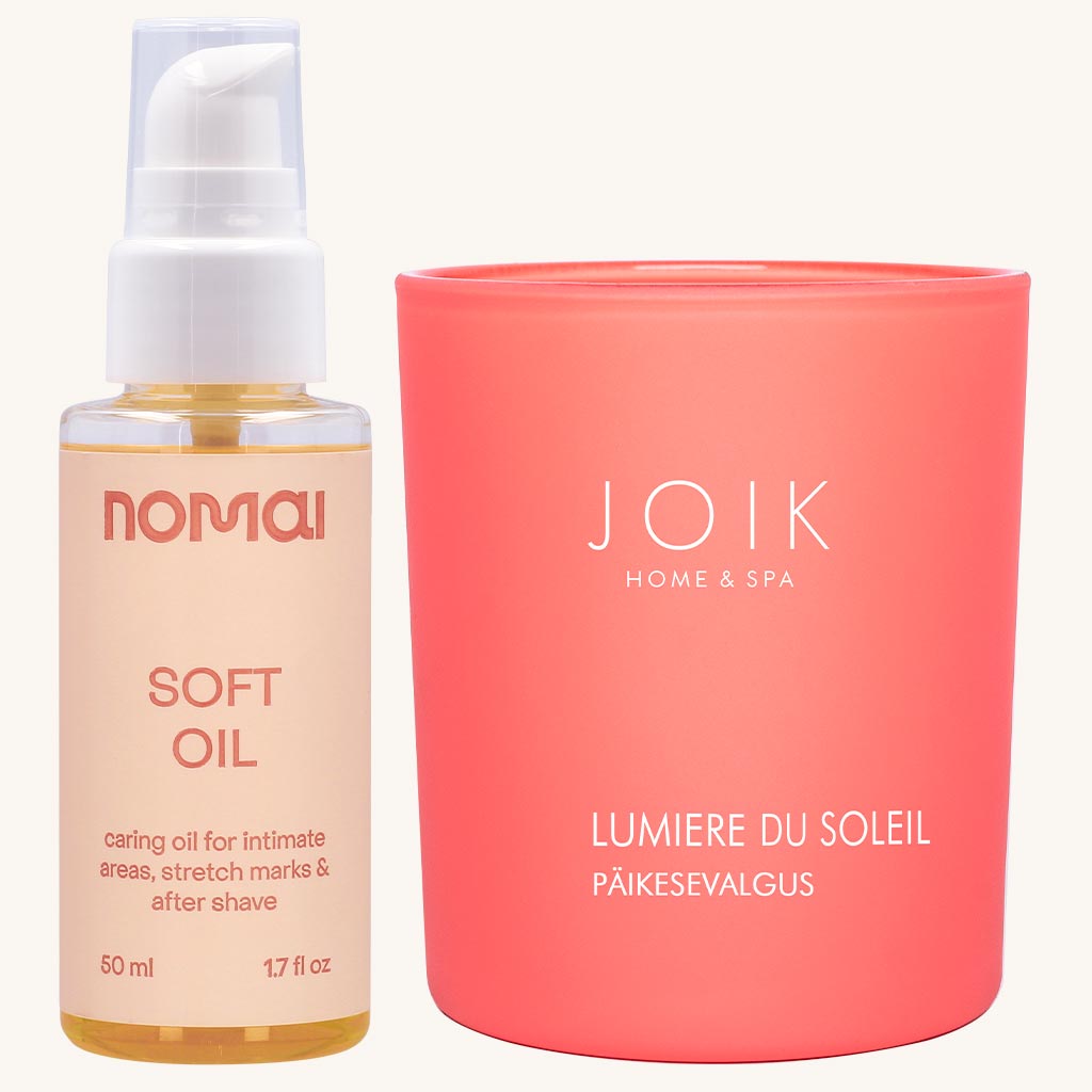 Nomai Soft Oil + JOIK Home & SPA Lumiere du Soleil Tuotesetti