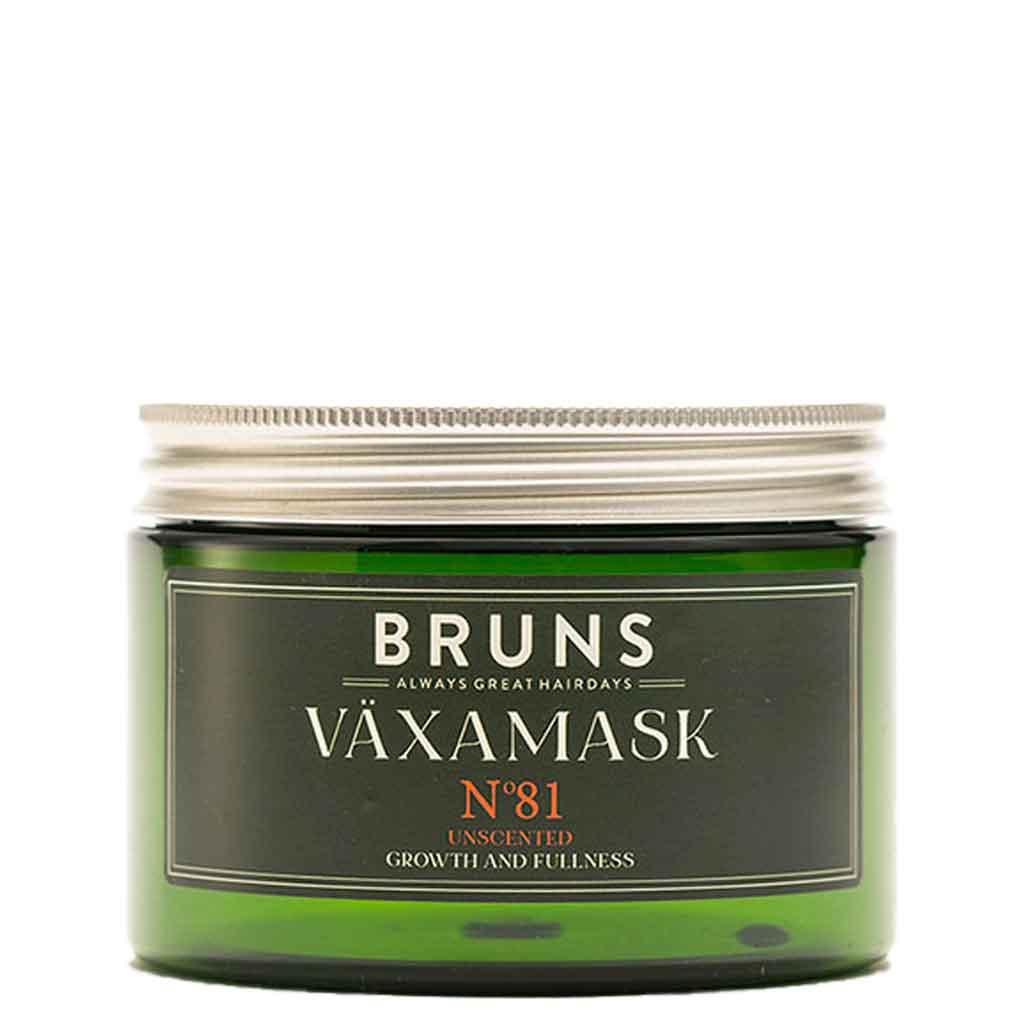 BRUNS Products 81b Unscented Growth Mask Hiusten kasvua edistävä hajusteeton hiusnaamio 350ml