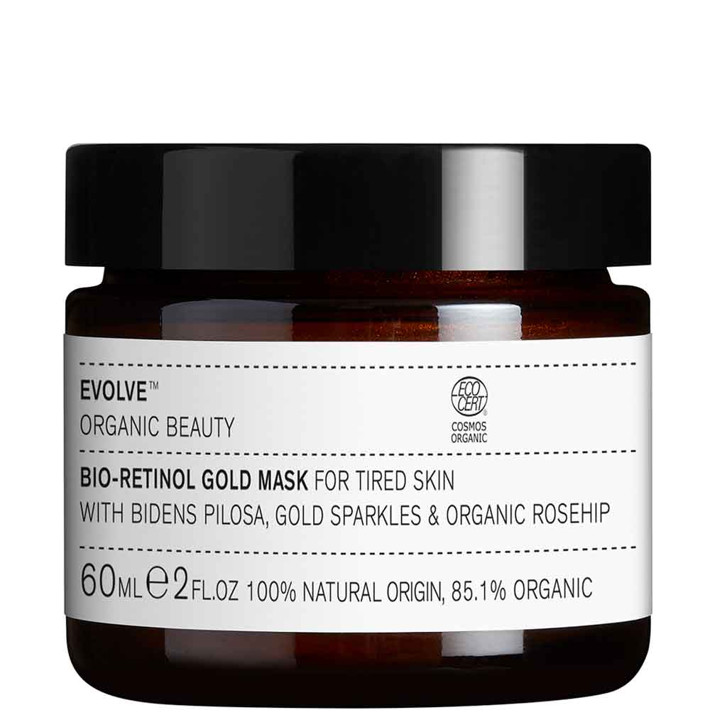 Outlet Evolve Organic Beauty Bio-Retinol Gold Mask Kasvonaamio